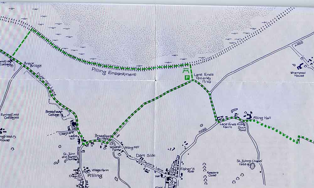 a drawing of plans for a sea embankment